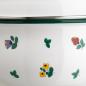 Preview: Riess Topf mit Bördel / Becher gebaucht, Country Gmundner Streublumen